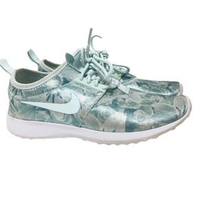 Nike Womens Juvenate 842532-300 Floral Blue Running Shoes Sneakers size 8